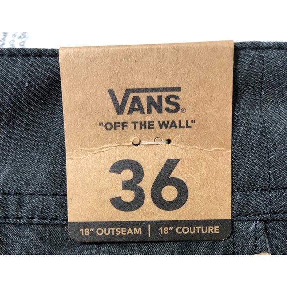 SOLD VANS Black Newland Camo Print Board Shorts - Picture 8 of 9